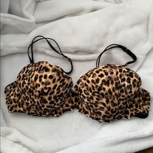 PINK Victoria’s Secret Lightly Lined Cheetah Bra